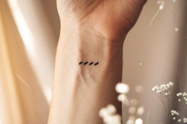 semicolon tattoo