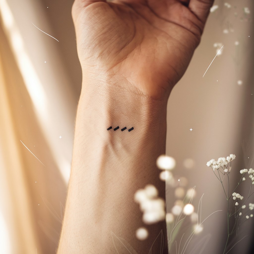 semicolon tattoo